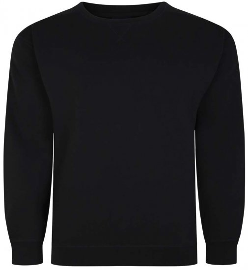 Espionage LW016A sweatshirt zwart - Sweaters & hoodies - Sweaters & Hoodies Grote Maten Heren