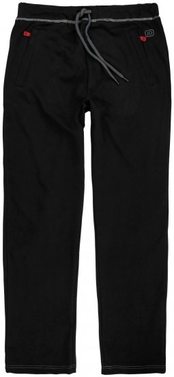 Adamo Markus Sweatpants with draw-cord Black - Joggingbroeken & shorts - Joggingbroeken & Shorts Heren Grote Maten