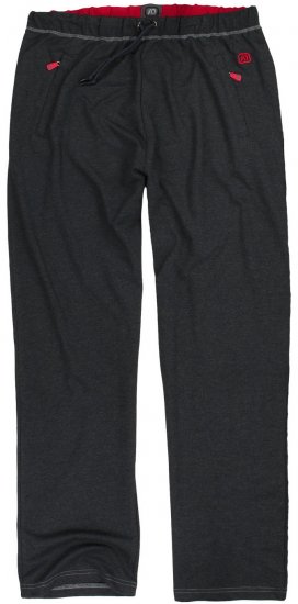 Adamo Markus Sweatpants with draw-cord Charcoal - Joggingbroeken & shorts - Joggingbroeken & Shorts Heren Grote Maten
