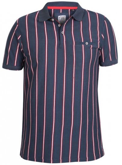D555 Martel Polo Navy - Polo shirts - Grote Maten Poloshirts Heren