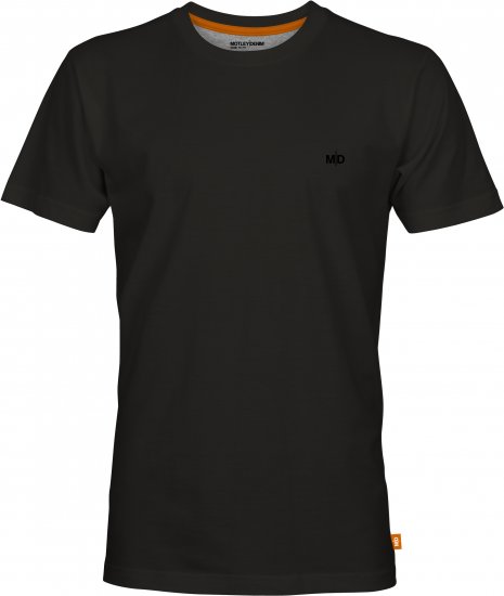 Motley Denim Malaga T-Shirt Black - T-shirts - Grote Maten T-shirts Heren