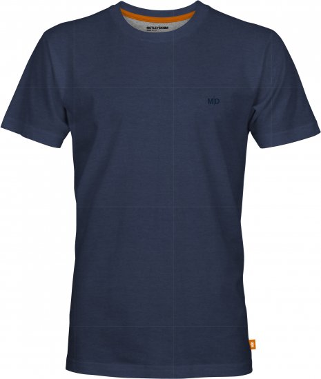 Motley Denim Malaga T-Shirt Dark Indigo - T-shirts - Grote Maten T-shirts Heren