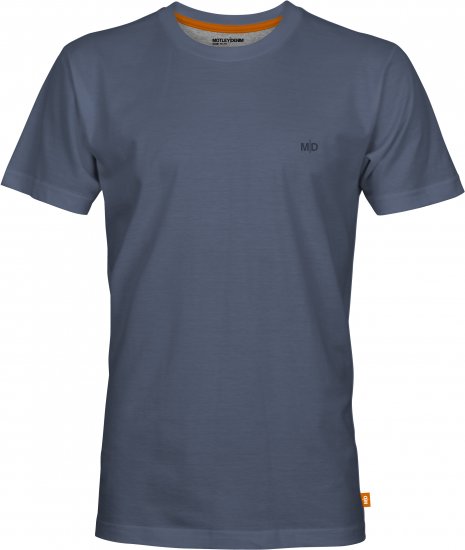 Motley Denim Malaga T-Shirt Light Indigo - T-shirts - Grote Maten T-shirts Heren