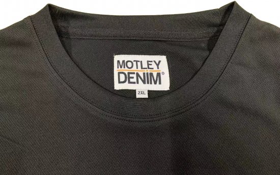Motley Denim Technical T-shirt Black - Sportkleding & outdoor - Grote Maten Sportkleding Heren