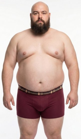 20 Nodi 979 Boxershorts set van 3 Bordeaux/Grijs/Donkerblauw - Boxershorts - Boxershorts Heren in Grote Maten
