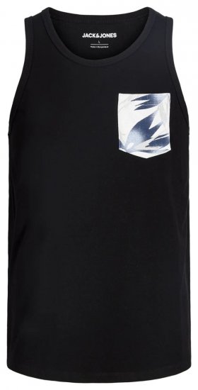 Jack & Jones Honolulu Pocket Tanktop Black - T-shirts - Grote Maten T-shirts Heren