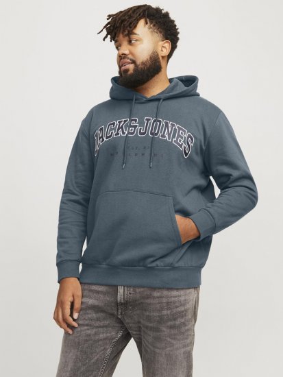 Jack & Jones CALEB Hoodie Blue - Sweaters & hoodies - Sweaters & Hoodies Grote Maten Heren
