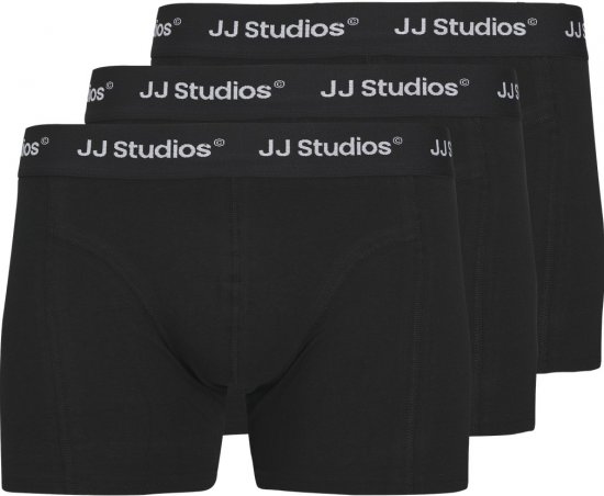 Jack & Jones Soho Solid Trunks 3-Pack Black - Ondergoed & zwem - Grote Maten Ondergoed Heren