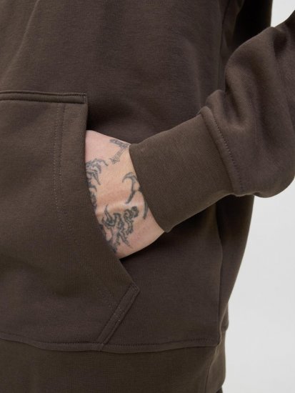 Jack & Jones Soho Hoodie Brown - Sweaters & hoodies - Sweaters & Hoodies Grote Maten Heren