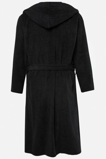 JP1880 Bathrobe Terry Black - Ondergoed & zwem - Grote Maten Ondergoed Heren