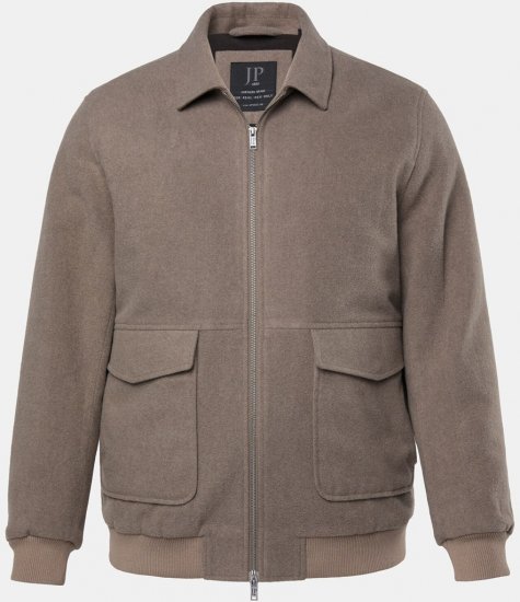 JP1880 Blouson Jacket Lightweight and Warm Brown - Jassen - Grote Maten Herenjassen