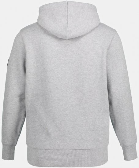 JAY-PI Hoodie with Soft Brushed Interior Grey - Sweaters & hoodies - Sweaters & Hoodies Grote Maten Heren