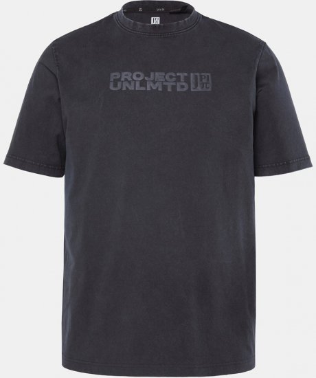 JAY-PI Flexnamic Vintage T-Shirt Black - T-shirts - Grote Maten T-shirts Heren