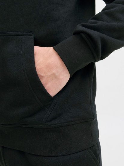 Jack & Jones Soho Hoodie Black - Sweaters & hoodies - Sweaters & Hoodies Grote Maten Heren