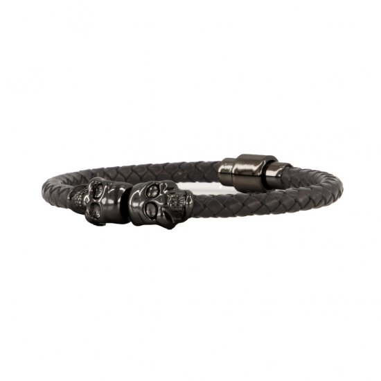 JP1880 Bracelet Skulls Black - Accessoires - 
