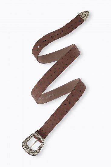 Ulla Popken Classic Belt Brown - Damesriemen - 