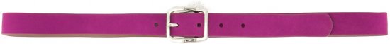 Ulla Popken Soft Suede Belt Purple - Damesriemen - 