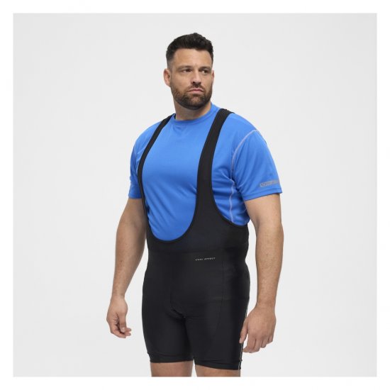 North Latitude Sport Bike Shorts With Suspenders Black - Fietskleding - 