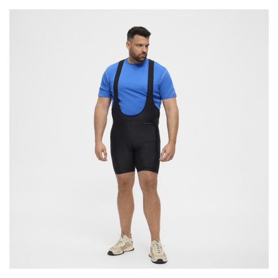 North Latitude Sport Bike Shorts With Suspenders Black - Fietskleding - 