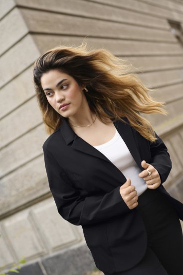 Kaffe Curve Sakira Blazer Diepzwart - Blazers - 