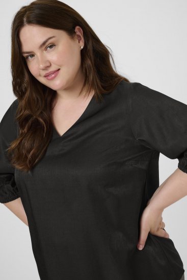 Kaffe Curve Ada Blouse Black - Blouses - 