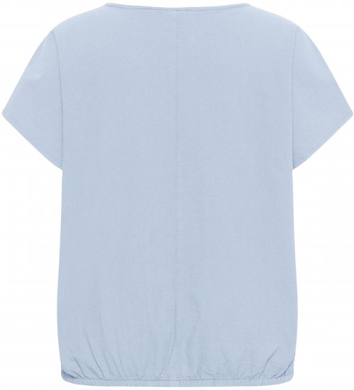 Kaffe Curve Nana Blouse met korte mouw Blauw - Blouses & tunieken - 