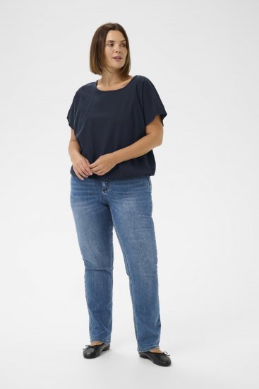 Kaffe Curve Nana Blouse met korte mouw - Blouses & tunieken - 