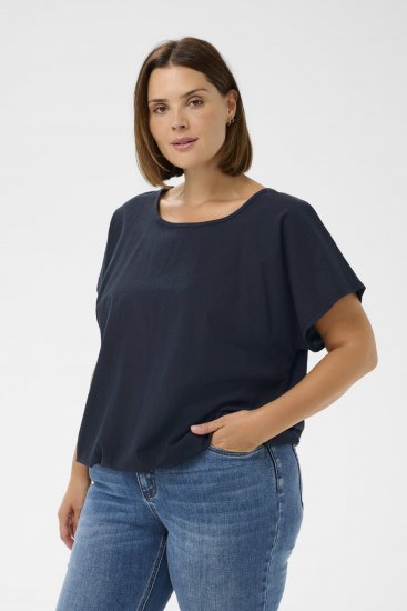 Kaffe Curve Nana Blouse met korte mouw - Blouses & tunieken - 