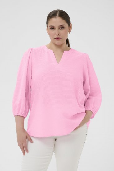 Kaffe Curve Penelopia Blouse Pink Frosting - Blouses - 
