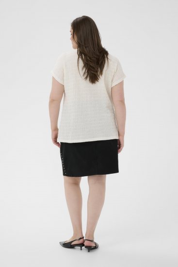 Kaffe Curve Felice Blouse Chalk - Blouses - 