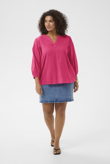 Kaffe Curve Thea Blouse Beetroot Purple - Blouses - 