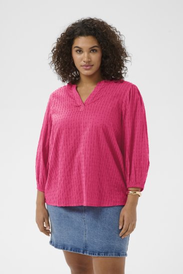 Kaffe Curve Thea Blouse Beetroot Purple - Blouses - 