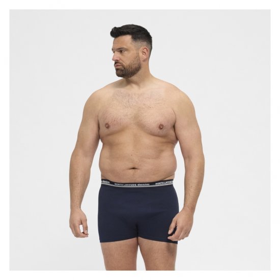 North Latitude 5-Pack Boxershorts Navy - Boxershorts - Grote Maten Boxershorts Heren