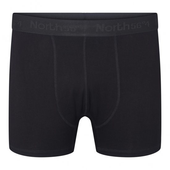 North Latitude Bamboo 2-Pack Trunks Black - Boxershorts - Grote Maten Boxershorts Heren