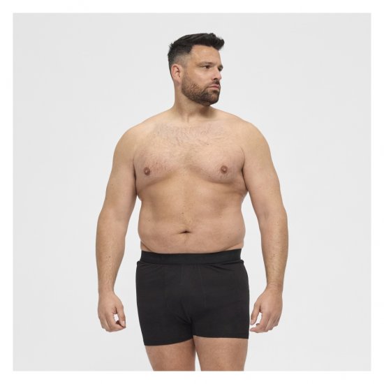 North Latitude Bamboo 2-Pack Trunks Black - Boxershorts - Grote Maten Boxershorts Heren