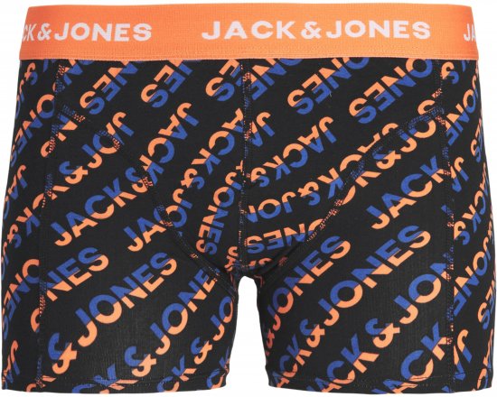 Jack & Jones Logo Trunks 3-Pack Navy Blazer - Ondergoed & zwem - Grote Maten Ondergoed Heren