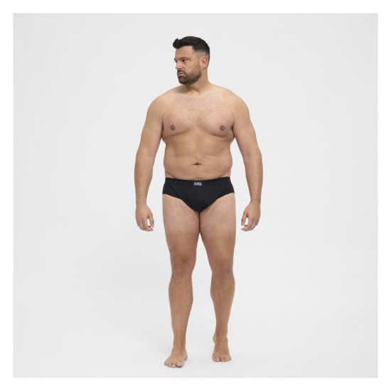 North Latitude Brief Underwear Black - Slips - Herenslips in Grote Maten 