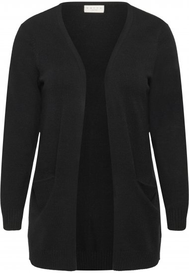 Kaffe Curve Alianna Knit Cardigan Black Deep - Vesten - 