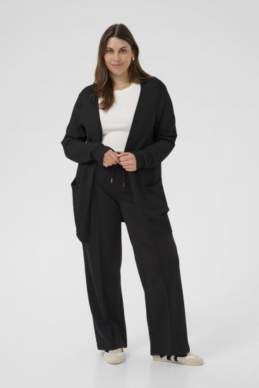 Kaffe Curve Alianna Knit Cardigan Black Deep - Vesten - 