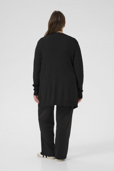 Kaffe Curve Alianna Knit Cardigan Black Deep - Vesten - 