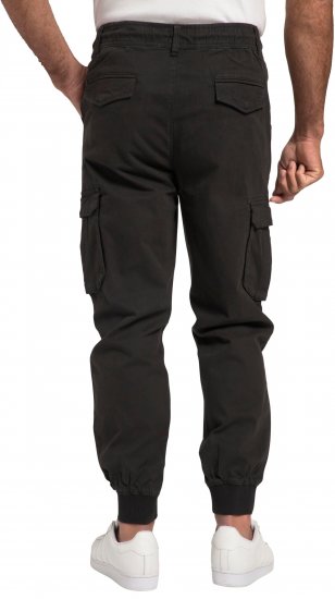 JP1880 Cargo Trousers with Many Pockets Stretchy Black - Jeans & broeken - Jeans & Broeken Grote Maten Heren