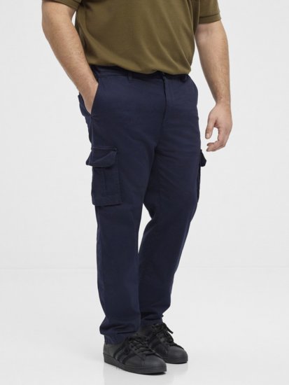 North Latitude 51141 Stretch Cargo Pants Navy - Jeans & broeken - Jeans & Broeken Grote Maten Heren