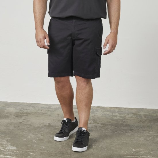 North Latitude 61148 Cargo Shorts Zwart - Shorts - Grote Maten Korte Broeken Heren
