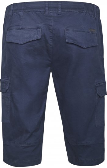North Latitude 61150 Cargo Comfort Fit Capri Marineblauw - Shorts - Grote Maten Korte Broeken Heren