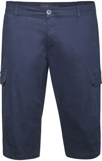 North Latitude 61150 Cargo Comfort Fit Capri Marineblauw - Shorts - Grote Maten Korte Broeken Heren