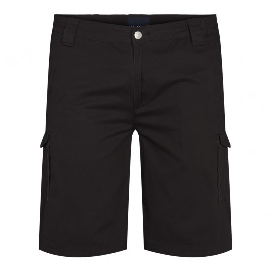 North Latitude Cargo Shorts Black - Shorts - Grote Maten Korte Broeken Heren