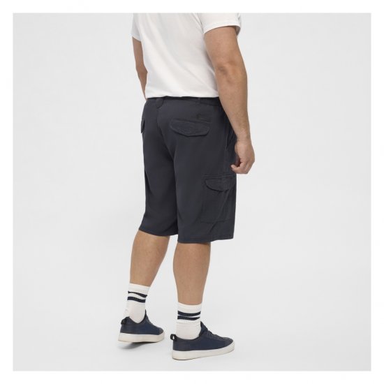 North Latitude Cargo Shorts Navy Blue - Shorts - Grote Maten Korte Broeken Heren