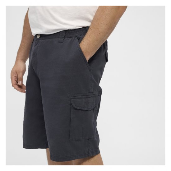 North Latitude Cargo Shorts Navy Blue - Shorts - Grote Maten Korte Broeken Heren
