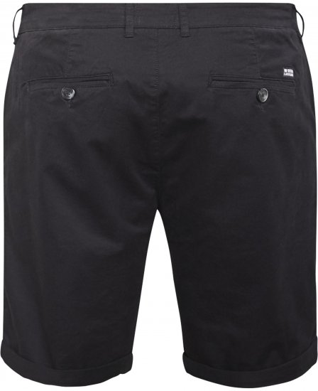 North Latitude 61147 Chino Shorts Zwart - Shorts - Grote Maten Korte Broeken Heren