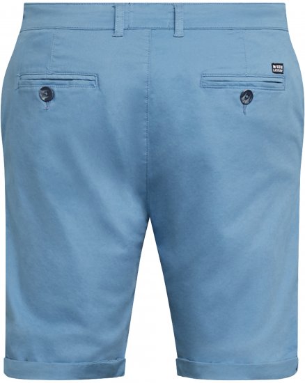 North Latitude 61147 Chino Shorts Middenblauw - Shorts - Grote Maten Korte Broeken Heren